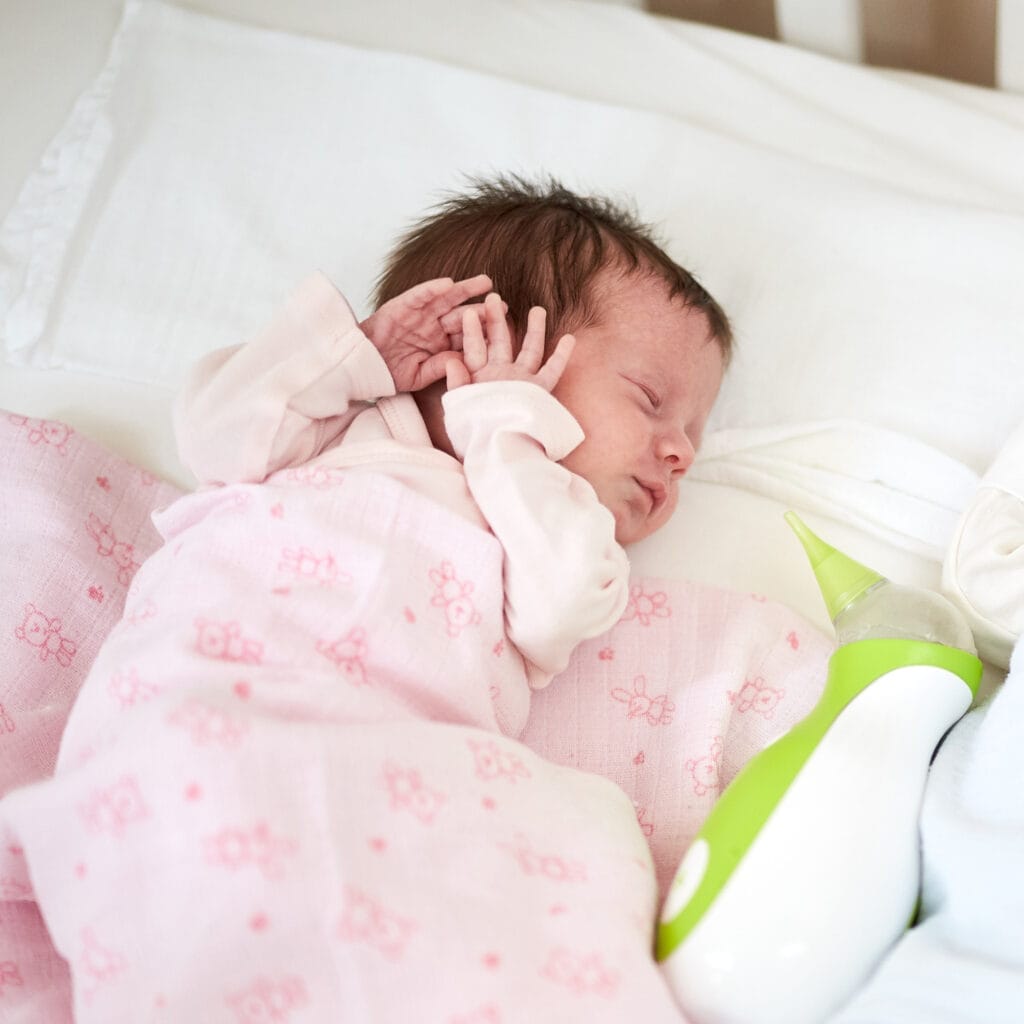 <strong>Hat Dein Baby eine laufende Nase? Putze sie in 2 Schritten!</strong>